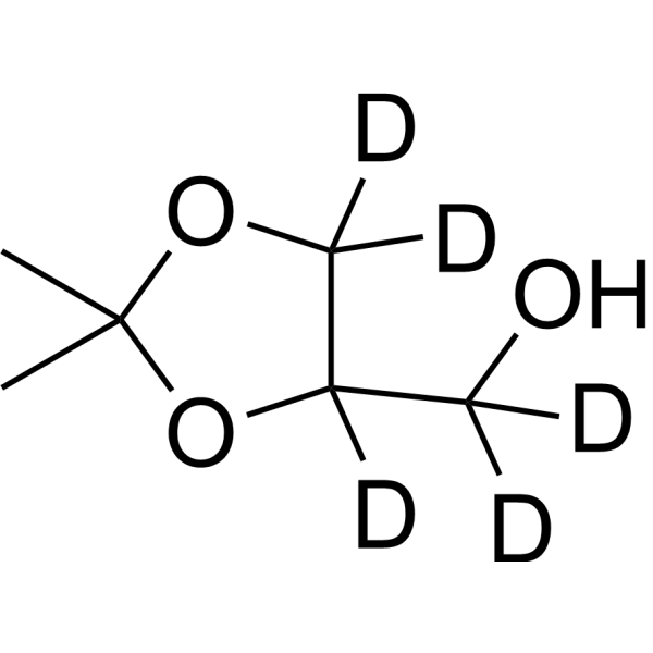 2,2-Dimethyl-1,3-dioxolane-4-methanol-d5 74300-14-4